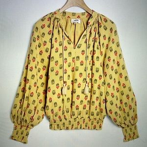 Anthropologie Elisabeth Peasant Blouse by Porridge